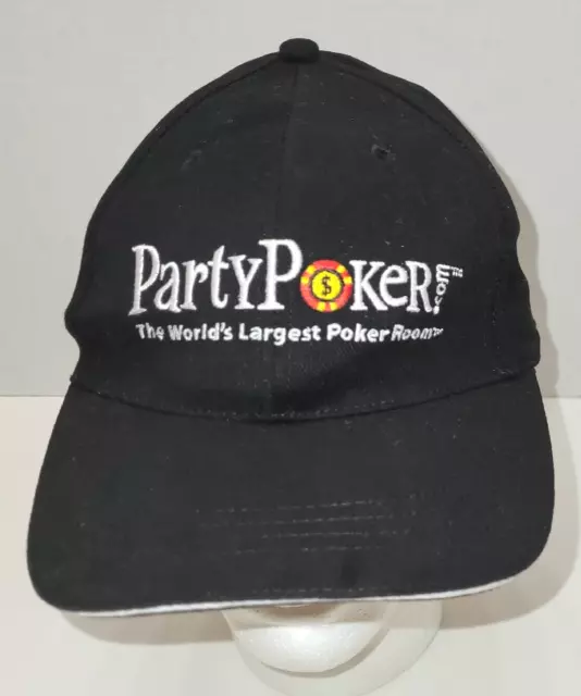 Masters Party Poker Unisex Hat Visor Cap Golf Black Adjustable 100%Polyester