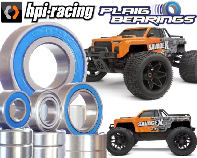 HPI Savage X SS XL Bearing Kit - Precision High Speed Bearings - Exp Post