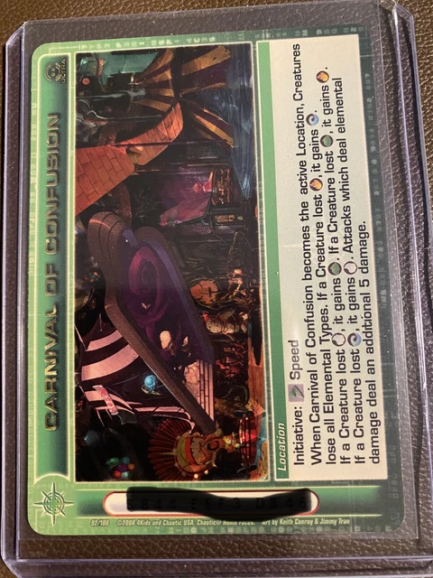 Chaotic CARNIVAL OF CONFUSION Zenith Of The Hive Ultra Rare Holo Foil Card