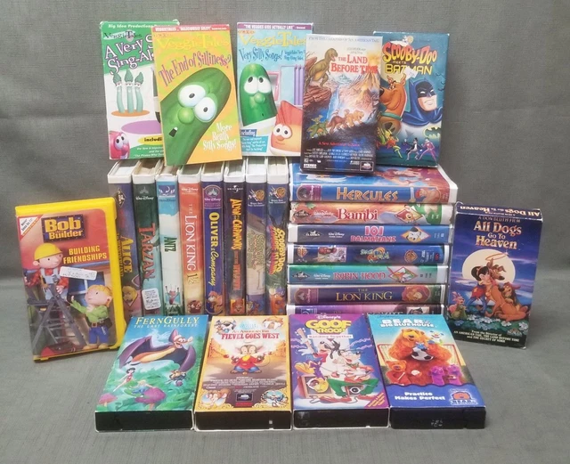 VINTAGE VHS TAPES Movies Kids Family Bulk Media Resellers Lot Classic