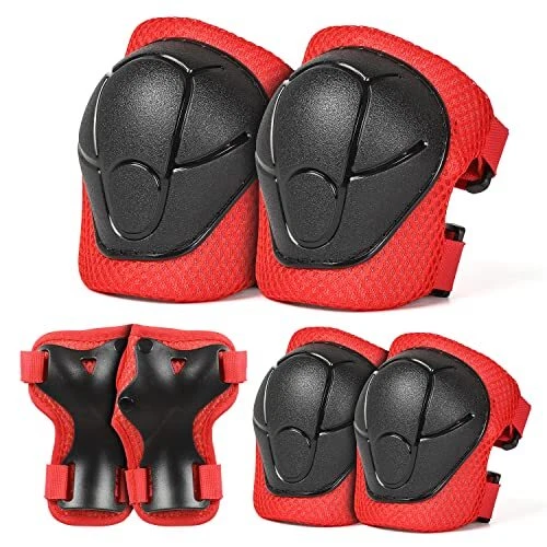 VICTGOAL Kit de Protection Roller Enfant 6 en 1 Ensemble de Protections Régla...
