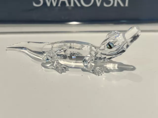 Swarovski Figur 221629 Krokodil 8,5 cm. Top Zustand