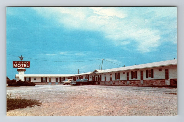 Auxvasse MO- Missouri, Blue Star Motel, Exterior, Vintage Postcard