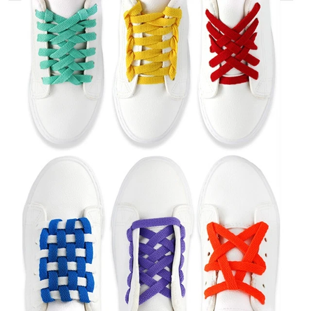 Lacci per scarpe piatte spesse lacci lacci larghi tutti i tipi di scarpe/scarpe da ginnastica 1 paio