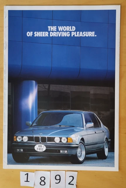 Brochure Catalogue BMW Série 5 E34 De 1990 - Version Belge Flamand - Occasion Bon état