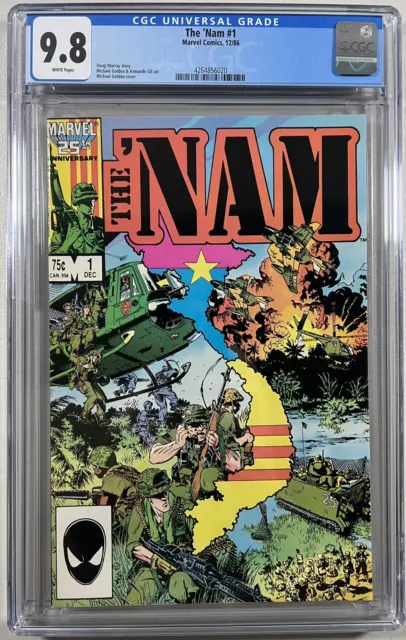 The 'Nam 1 (Marvel, 1986)  CGC 9.8 WP
