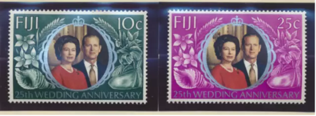 Fiji Stamps Scott #328 To 329, Mint Never Hinged