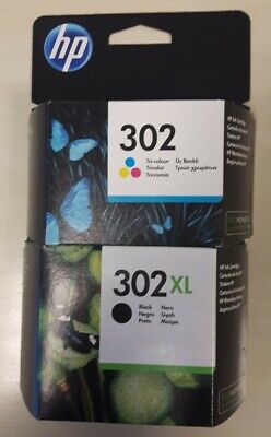Kit  Cartucce HP 302  B/N XL(480 pagine)  e 302 Colore Originali