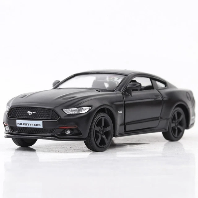 1:36 Ford Mustang 2015 Car Model Alloy Diecast Toy Vehicle Black Gift Kids Boys