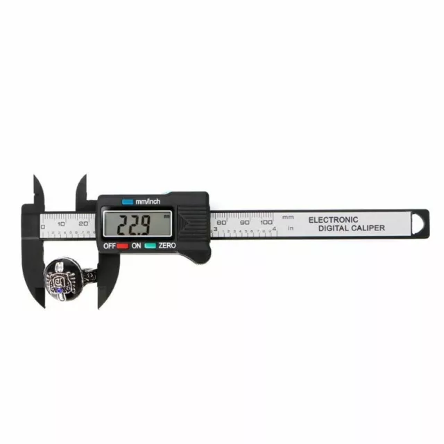 LCD Digital Vernier Caliper Gauge Electronic Measure Stone Bead Gem Jewelry Tool