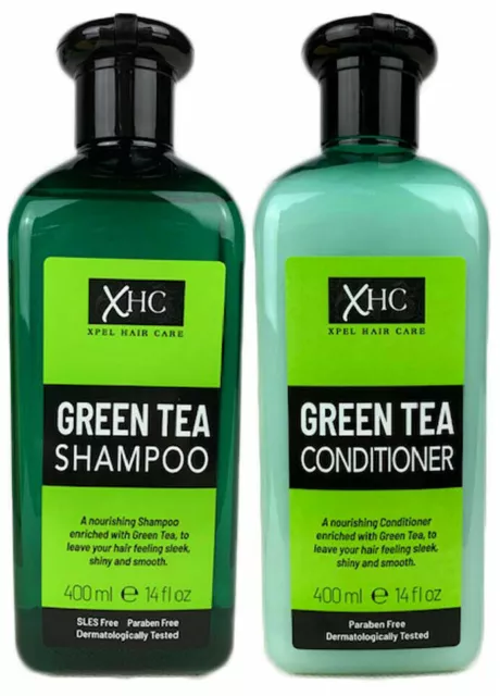 XHC Green Tea Shampoo And Conditioner 400ml UK FAST DELIVERY