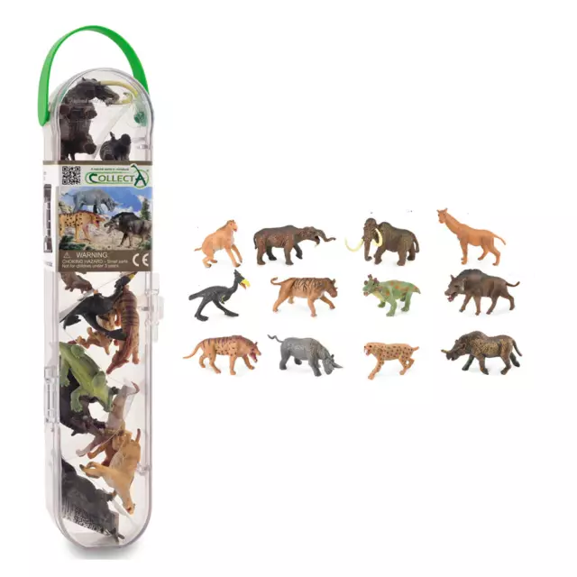 CollectA Collectible Prehistoric Animal Figures Tube Gift Set of 12 Ages 3+