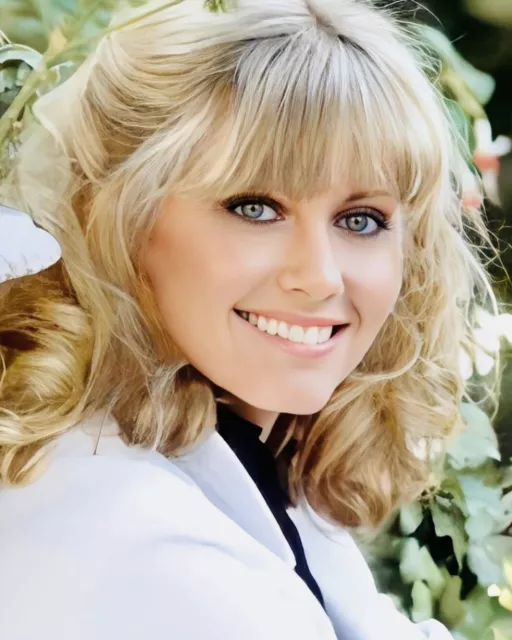 SEXY OLIVIA NEWTON-JOHN 8x10 PHOTO ICONIC DEATH JOHN TRAVOLTA GREASE