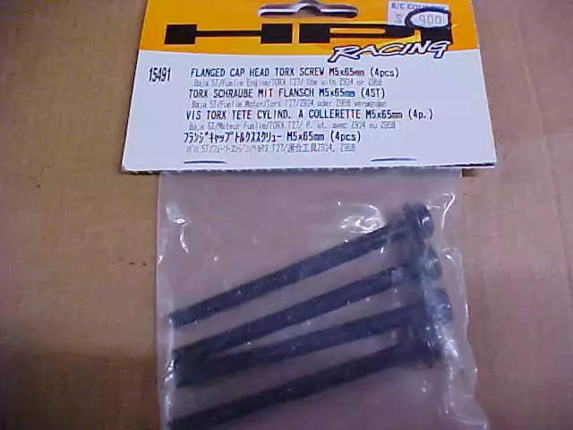 Hpi Hardware Bag 15491 = Flanged Cap Head Torx Screw, 5 X 65Mm (4Pcs)