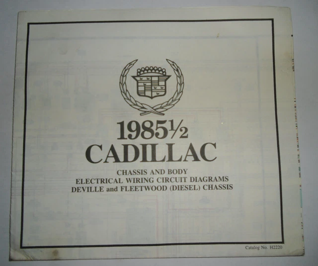 ELEKTRISCHER SCHALTPLAN / Wiring Diagram Cadillac DeVille Fleetwood