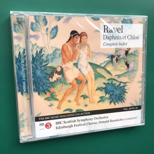 Ravel DAPHNIS ET CHLOÉ Neo-Classical Danse CD BBC Scottish Symphony • Runnicles