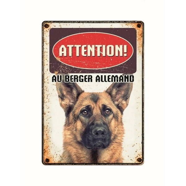 Plaque Humour Pour Chien Tervueren - "Bizarre, Et Son Maître Encore Pire" - Aluminium 15x20 Cm, Extérieur