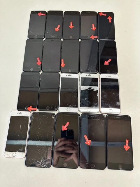 Restposten 20x Einheiten iPhone 7 und 7 plus defekte Ersatzteile Reparaturen defekt *LESEN*