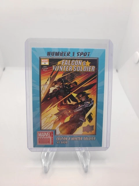 2020-21 Mint Marvel Annual FALCON WINTER SOLDIER Number One Spot N1S-19 UD Card