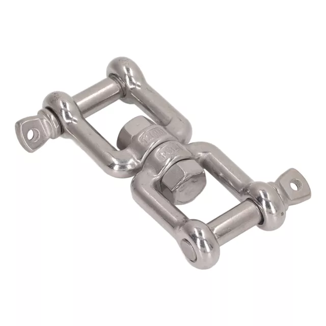 (12MM)Jaw Anchor Connector Rustproof 304 Stainless Steel Jaw Snap Shackle