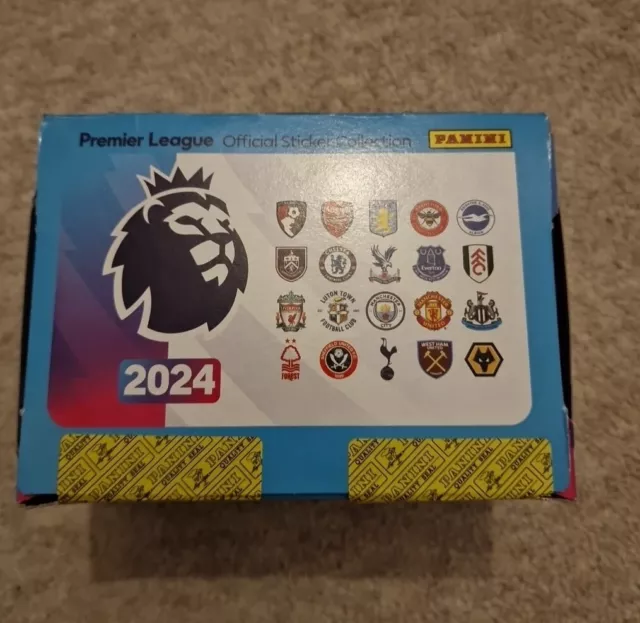 PANINI PREMIER league 2024 official stickers Collection. 100 Packet New