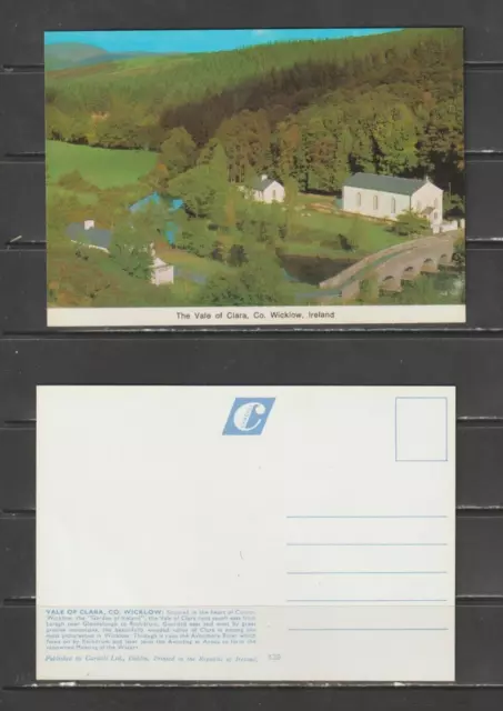 Ireland Vale of Clara Co Wicklow postcard per scan