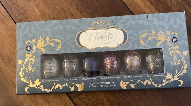 Sephora Disney Cinderella Nail Polish Set. Ltd. Edition, RARE. New In Box