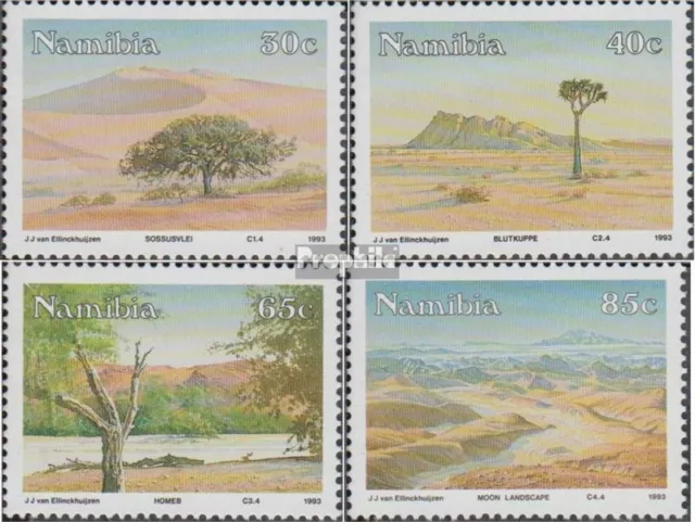 Namibia - Southwest 743-746 (complete issue) FDC 1993 Views Nambiwüste
