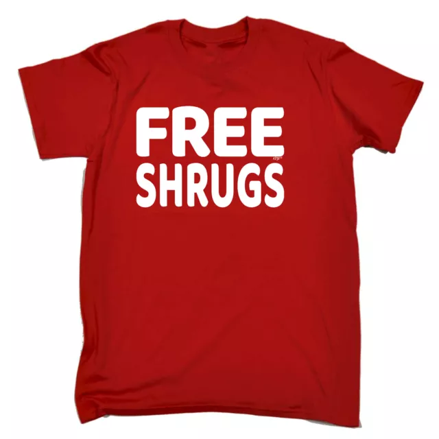 Free Shrugs - Mens Funny Novelty Tee Top Gift T Shirt T-Shirt Tshirts