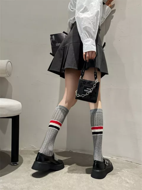 Thom Browne Women's Knee Length Calf Socks