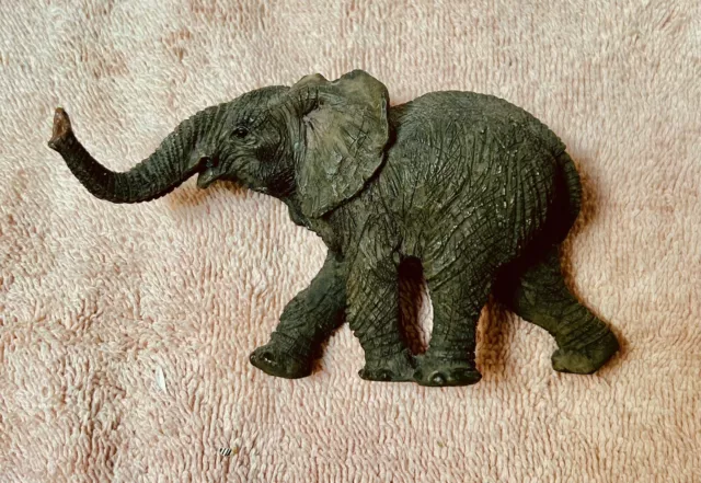 Vintage Resin 3” Elephant Figurine Cute Little Elephant!!