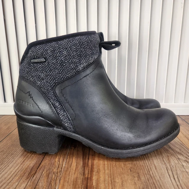 merrell chateau mid pull waterproof bootie