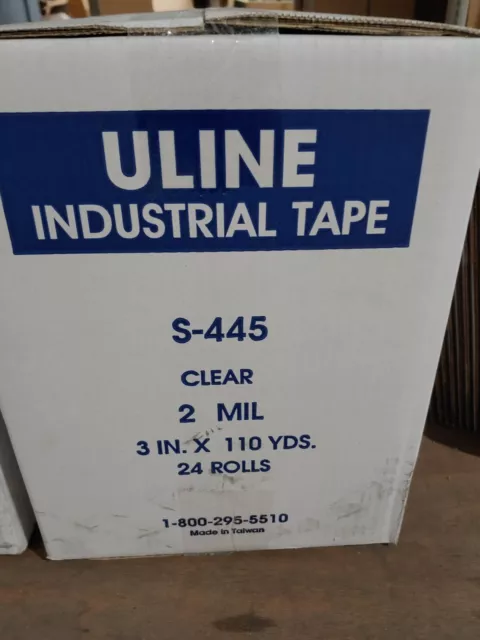 Uline Industrial Vinyl Safety Tape - 4 x 36 yds, White S-16863 - Uline
