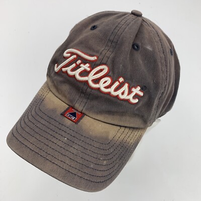 Titleist Washed Golf Ball Hat Adjustable Baseball
