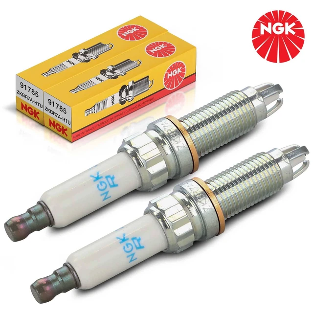 NGK ZKBR7A-HTU BOUGIES 2x Pour BMW 1ER E81 E82 E88 3ER E90 E91 E92 5ER ...