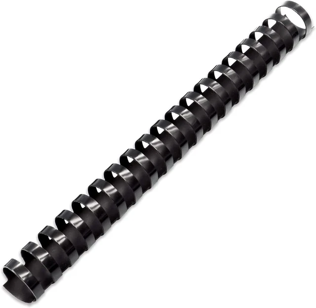 Binditek 30 Pack Plastic Comb Binding Spines,3/4 Inches Diameter,150 Sheet Capa