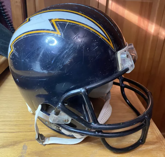 SAN DIEGO CHARGERS RIDDELL FULL SIZE AIR HELMET. Great Display for Charger Fan!