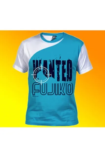 T-shirt Lupin Fujiko Wanted B taglia L (t-shirt per serie Netflix/anime)
