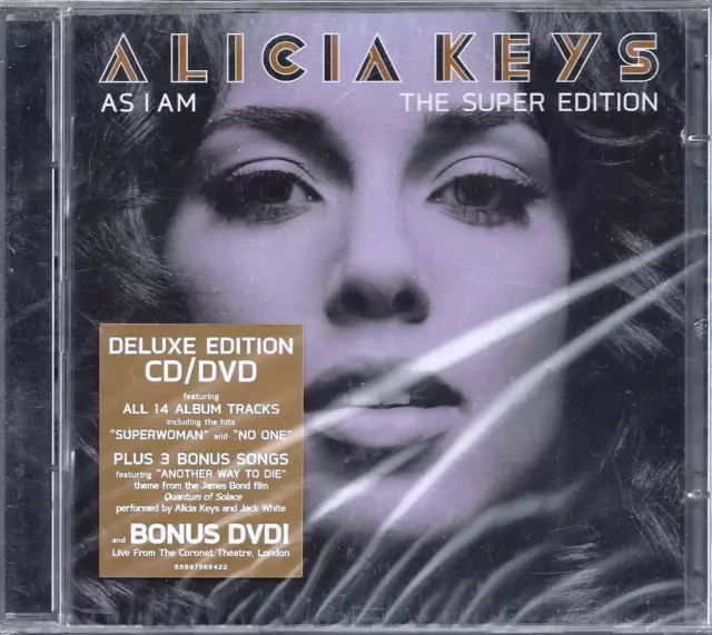 Dvd + CD ALICIA KEYS - ASIAM - THE SUPER EDITION Box Set Deluxe nuovo sigillato