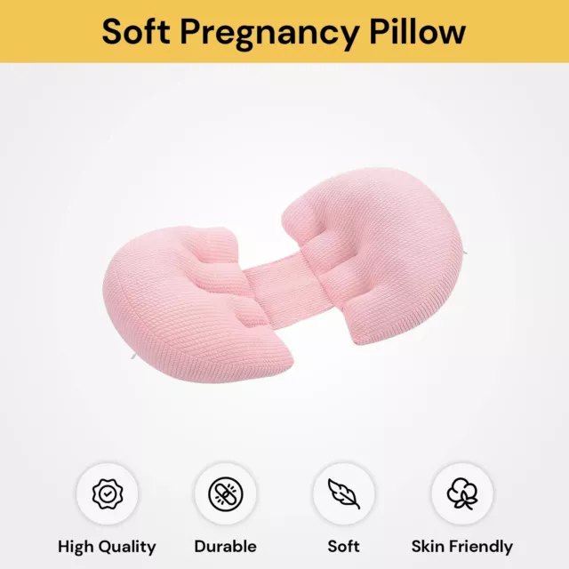 Pregnancy Pillow Women Sleep Belly Side Maternity Nursing Waist Support Cushion 2