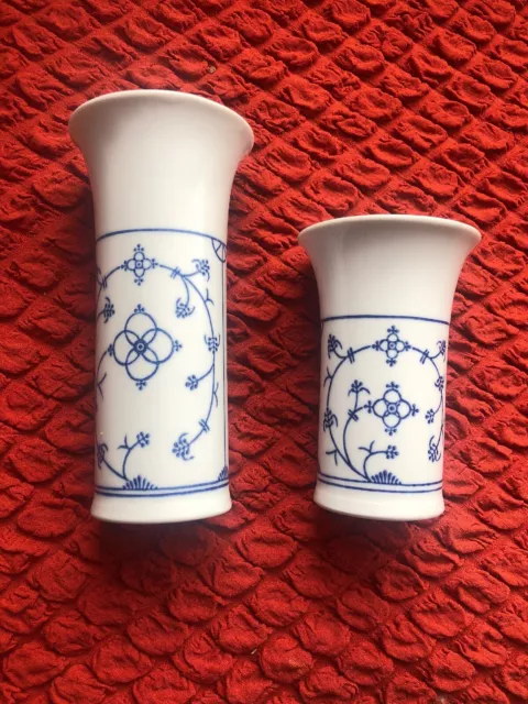 2 STÜCK Vase indisch blau Strohblume Jäger Eisenberg 2