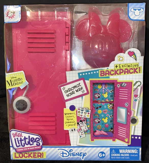 NEW REAL LITTLES Locker & Exclusive Mini Mouse Backpack Disney Edition
