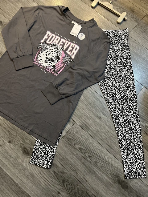 Next girls age 12 Jumper dress and leggings set BNWT