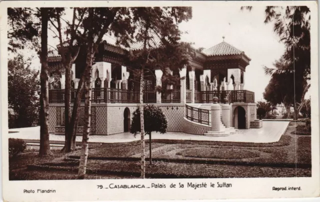 CPA AK MAROC CASABLANCA Palais de Sa Majeste le Sultan Flandrin (37656)