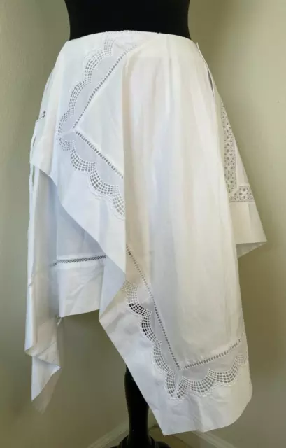 3.1 Phillip Lim Handkerchief White Skirt, Size 6