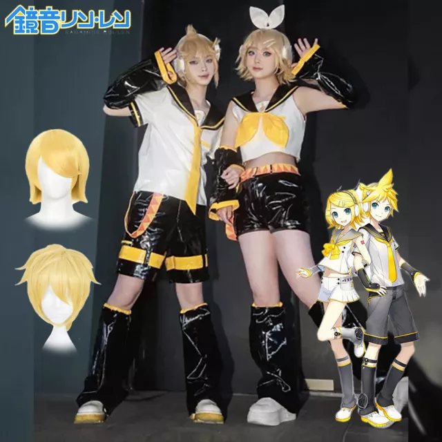 Kagamine Rin & Len Vocaloid Miku Cosplay Completed Outfit Jk Uniform Halloween