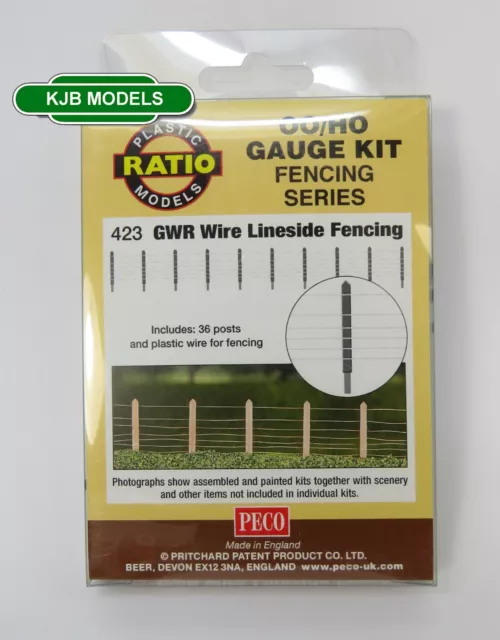 Cerca lateral de línea con relación calibre OO 423 GWR - Kit