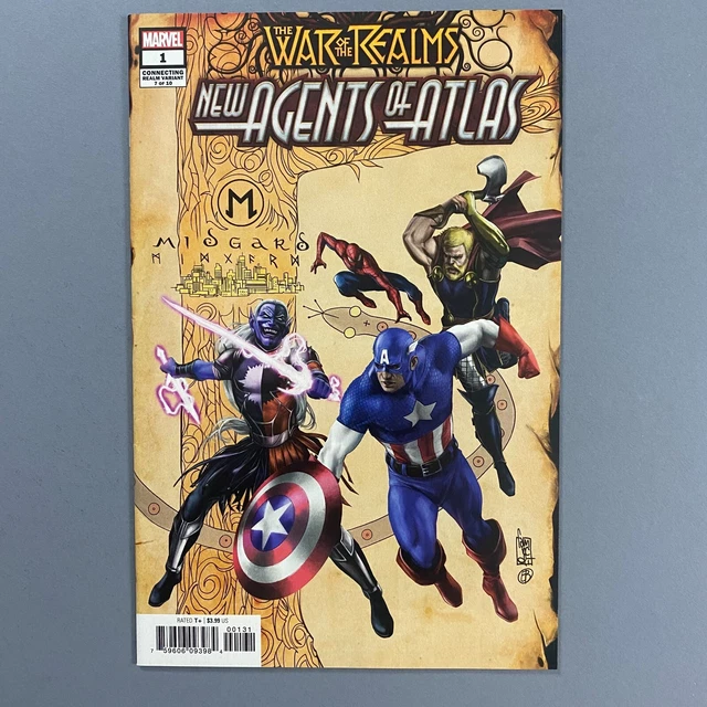 War Of The Realms New Agents Of Atlas 1 Camuncoli Connecting Var (2019, Marvel)