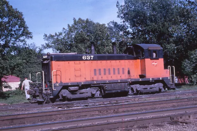 Duplicate Train Slide Milwaukee  SW-1200  #637  06/1962 Rondout IL