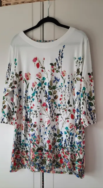 David Nieper x Liberty “Wildflowers” Floral Shirt *Silk* Green EUC UK 22/US  18